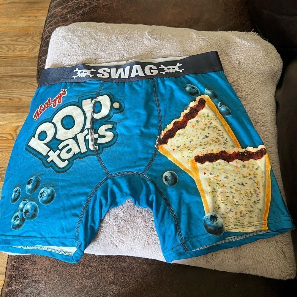 Kellogs Novelty Blueberry Pop Tarts Boxer Briefs Large